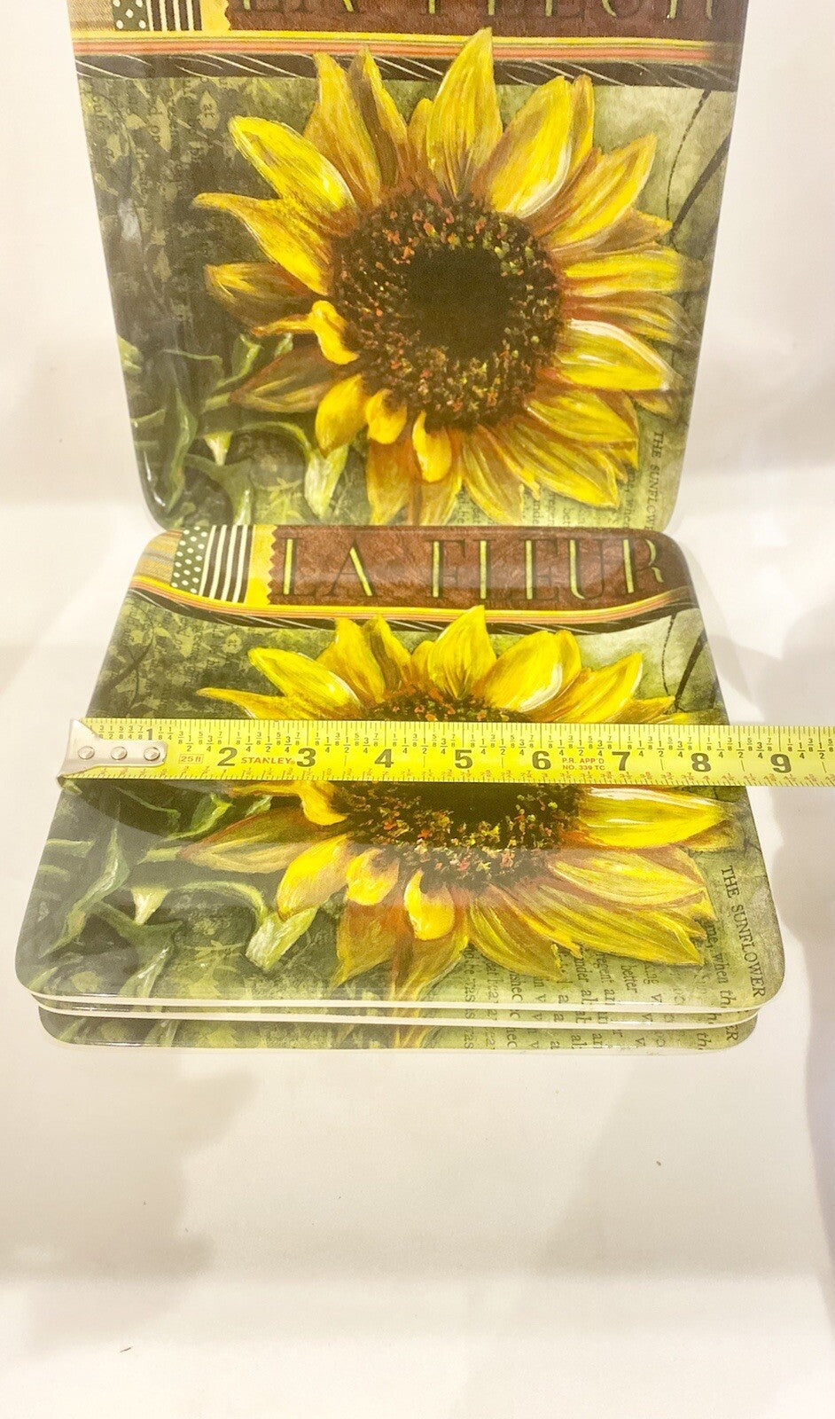 Certified Intl. LORI SIEBERT Vintage Sunflower La Fleur Dinnerware Collection