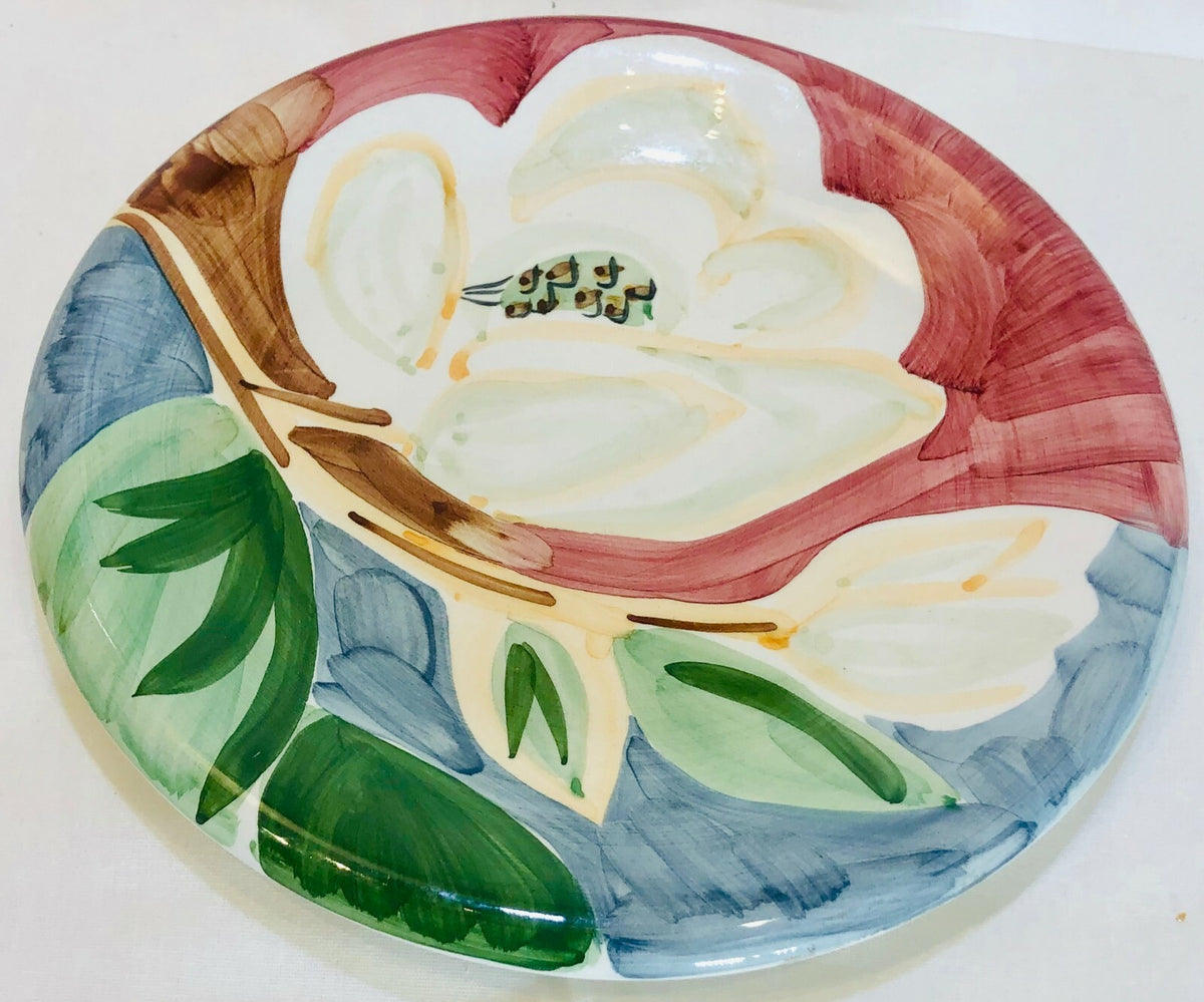 Bella Ceramica Gone Fishing - Magnolia-Hand-Painted Dinnerware Collection