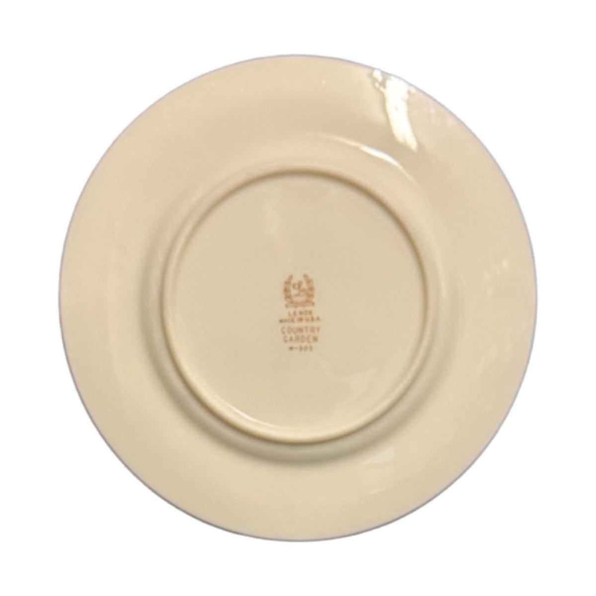 Lenox Country Garden W-302 Set of 3 Bread & Butter Plates  USA Gold Trim