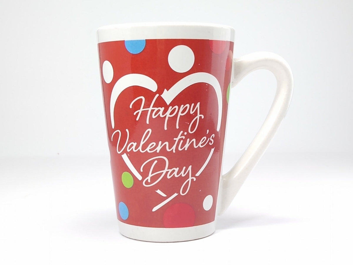 MTY INTERNATIONAL Ceramic Coffee Mug Collection  ( Love, Hearts) Valentine's Cup