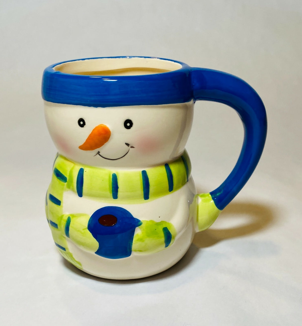 BAY ISLAND Snowman Ceramic Coffee Mug / Cup