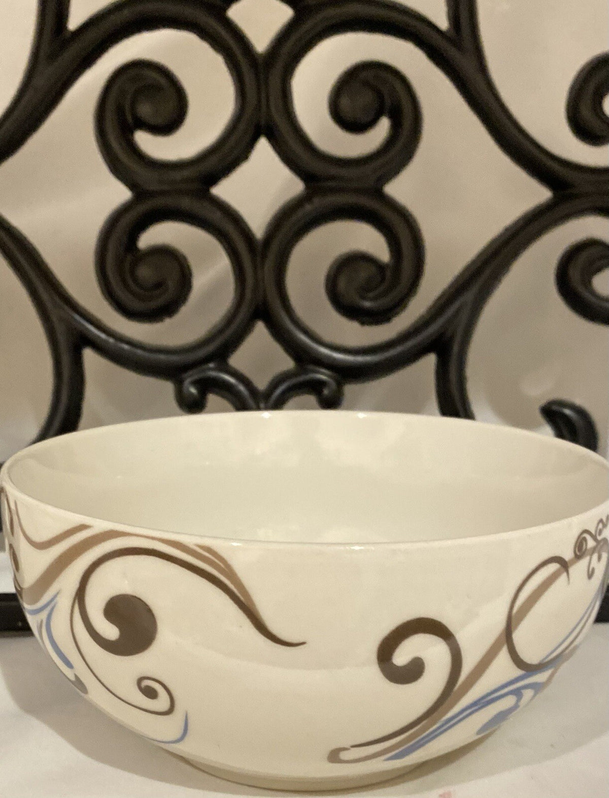 Coventry CHOCO SCROLL 1-Soup Cereal Bowl Fine China Porcelain  (PTS) Int'l.