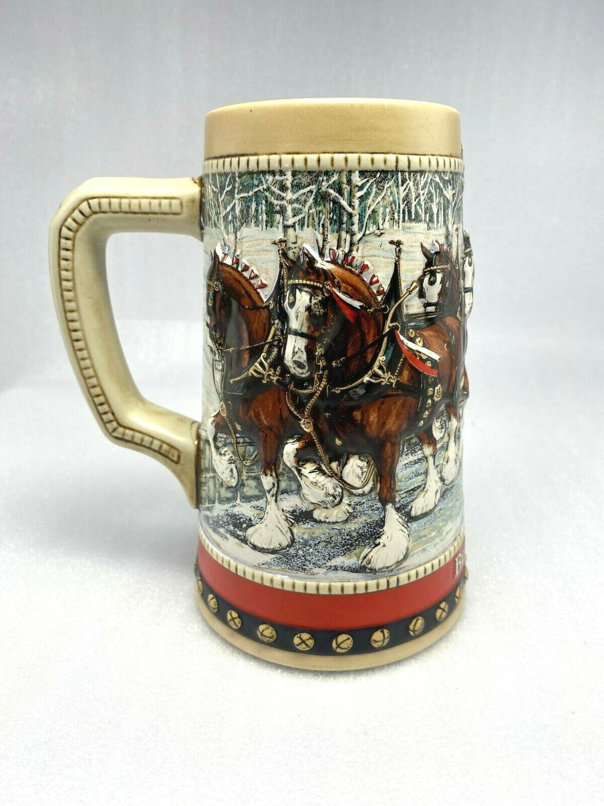 Anheuser Busch Budweiser Mug Collection Stein Budweiser Collectible Drinkware 