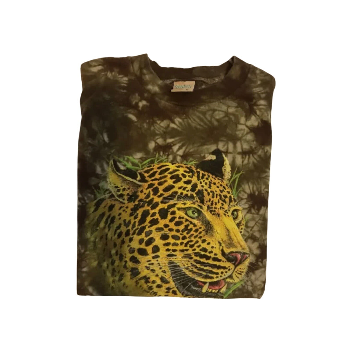 Costa Rica Natural Pura Vida Men's Lg. T-Shirt Top Panthera Onca Save The Forest