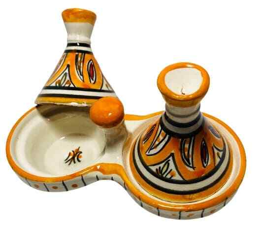 SALT & PEPPER Moroccan Tagine Multi-Purpose SMALL Tajine GGE "MELH ORANGE"