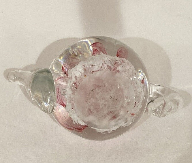 Vintage Dynasty Gallery Heirloom Collectible Paperweight Teapot Blown Art Glass
