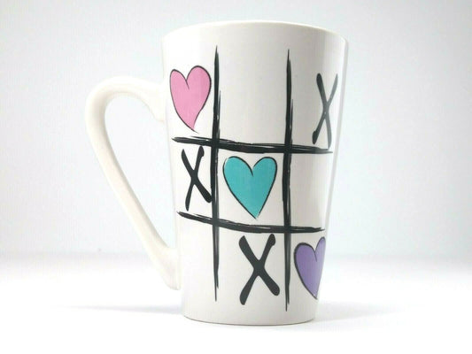 MTY INTERNATIONAL Ceramic Coffee Mug Collection  ( Love, Hearts) Valentine's Cup