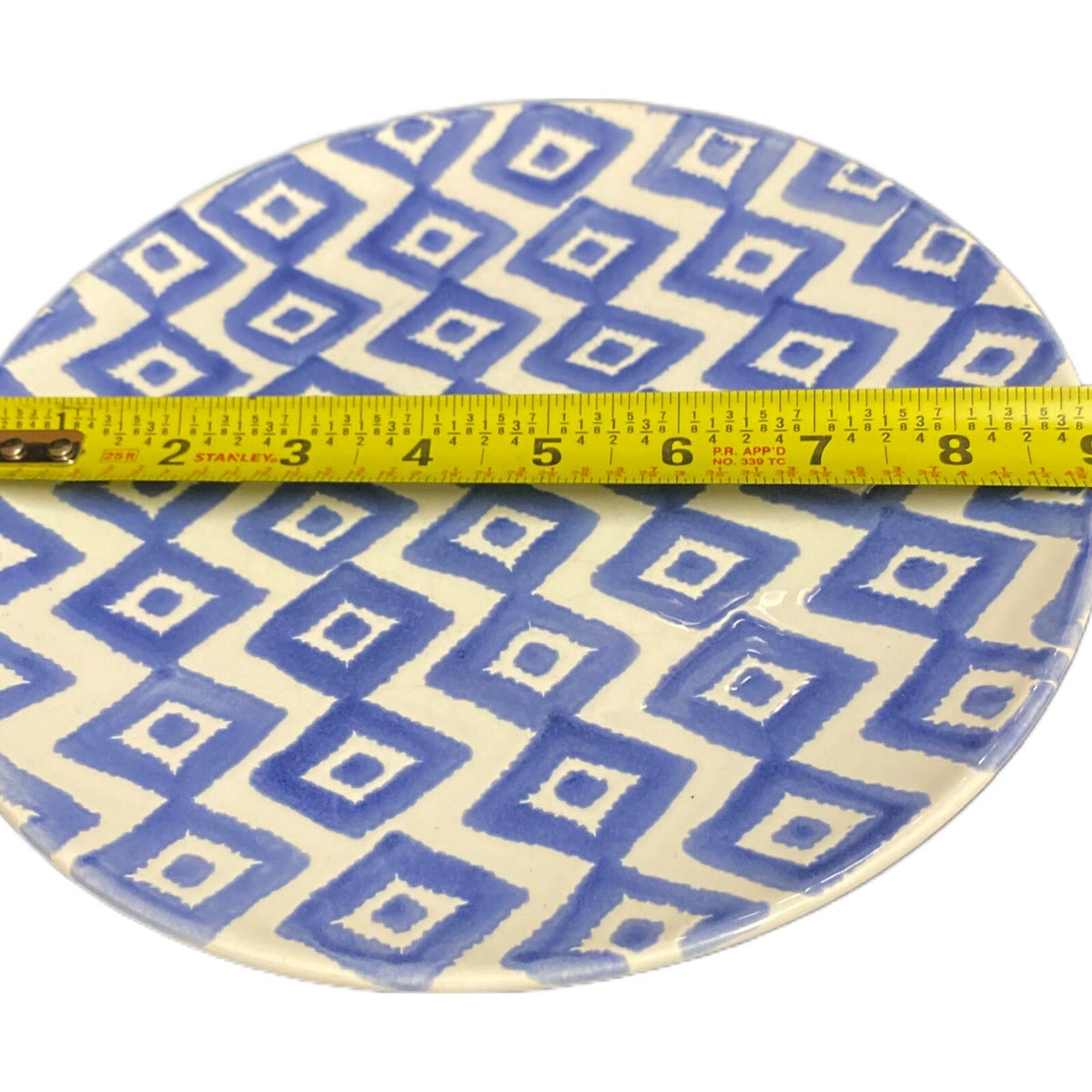 VIETRI SANTORINI 2- Salad Plates Italian Ceramic Dinnerware Made in Portugal