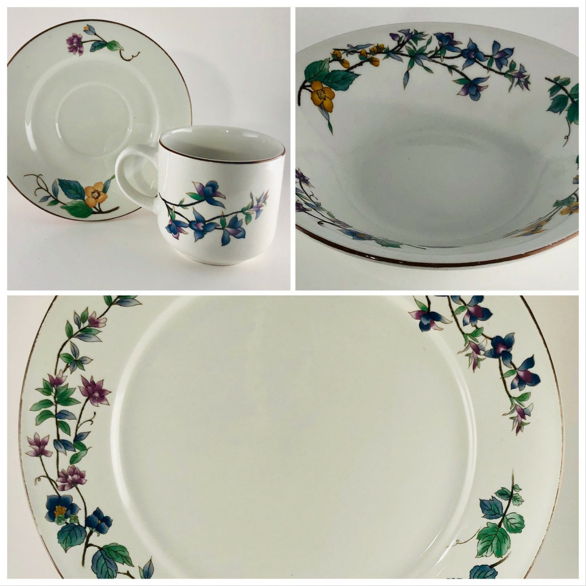 "WOODHILL" By Citation Dinnerware Collection (Wild Flower Border)