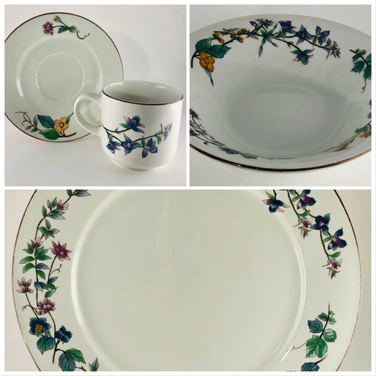 "WOODHILL" By Citation Dinnerware Collection (Wild Flower Border)