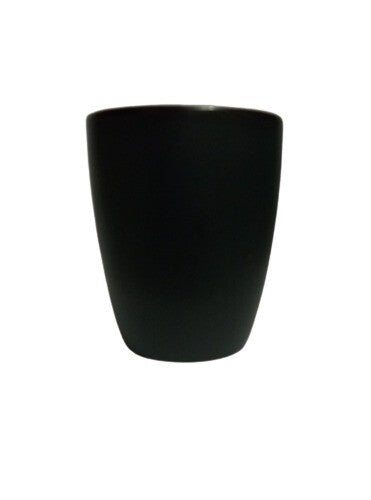 Gibson SOHO LOUNGE ROUND BURGUNDY 4-Mugs 12 oz Burgundy Inside Black Outside