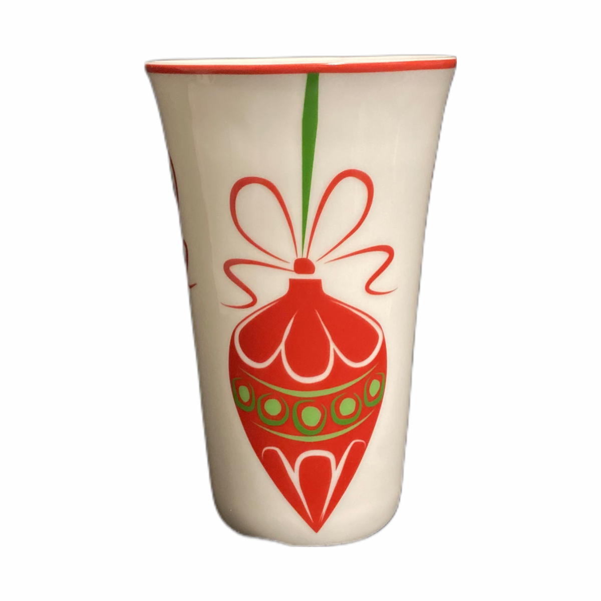 222 Fifth Latte Mug THIRD DAY OF CHRISTMAS Coffee Tea Ornament Tall Cup 16 Oz