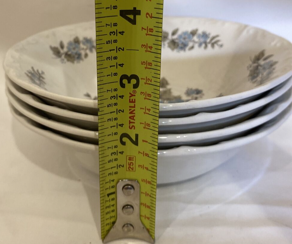 Blossomtime Staffordshire Hand Decorated Ironstone Soup Cereal Bowl England 6.5"