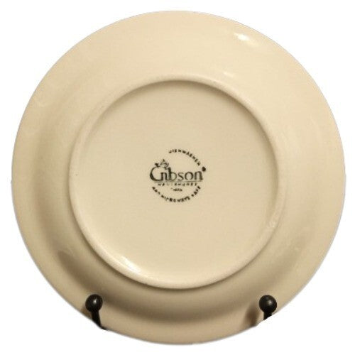 Gibson Designs DAISY 3-Bread & Butter Plate 6 ½” D Sunshine Seed Appetizer Dish