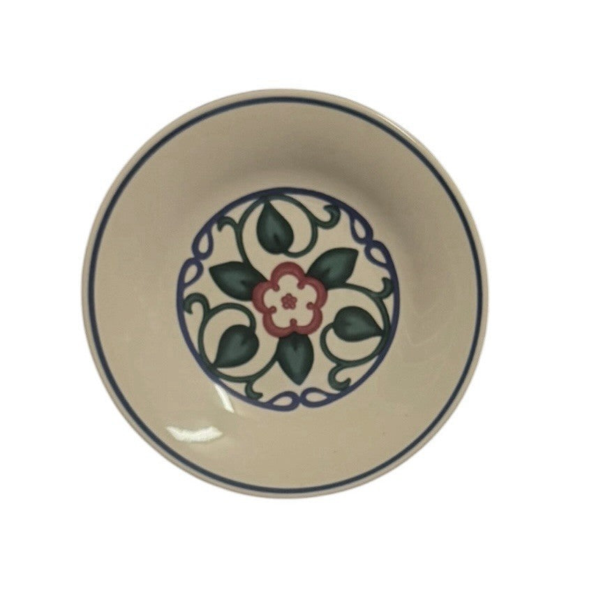 Pfaltzgraff Arbor Vine Set of 7 Salad Plates 7 1/4" Stoneware Floral USA