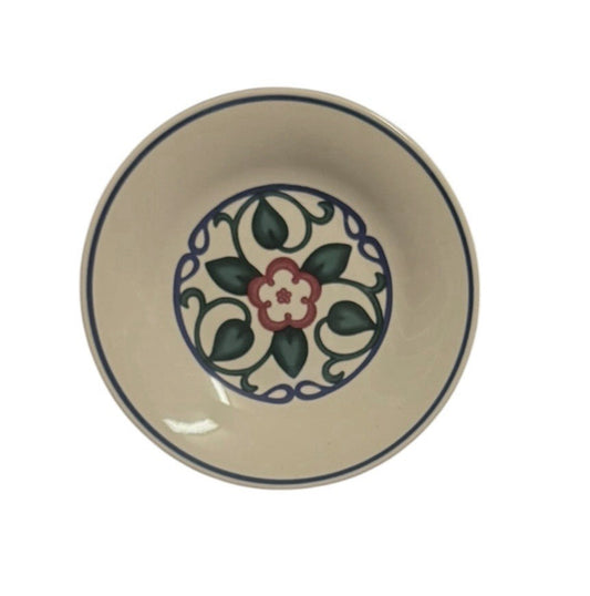 Pfaltzgraff Arbor Vine Set of 7 Salad Plates 7 1/4" Stoneware Floral USA