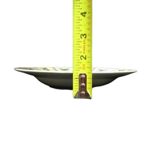Gibson Designs SPRING MONARK 4-Rim Soup Bowls 8 1/2" D Butterfly Plant Panels