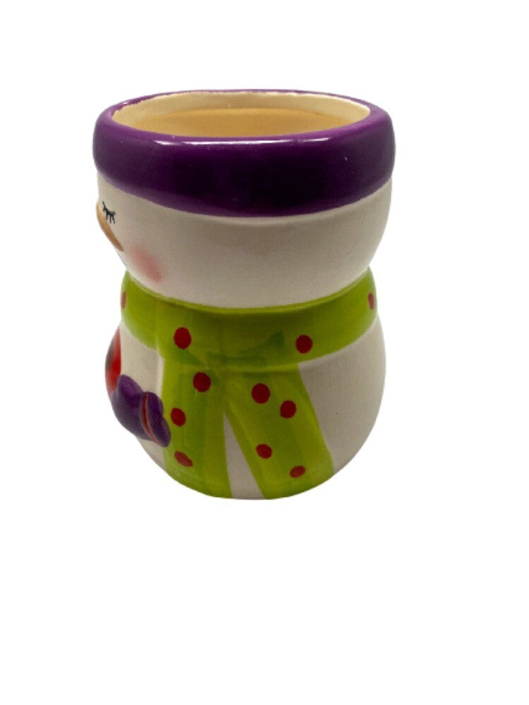 BAY ISLAND Snowman Ceramic Coffee Mug / Cup