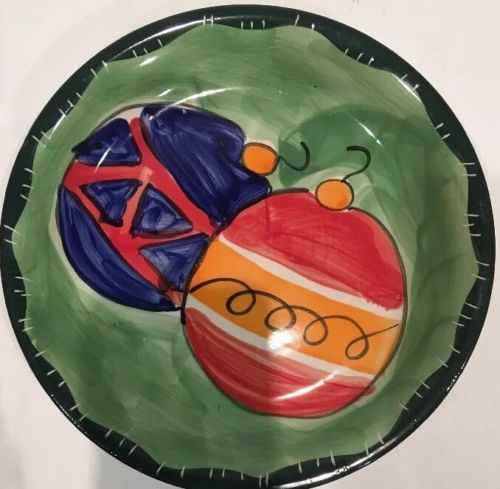Studio 33 Holiday HandPainted 11 Piece Christmas Ornaments Dinnerware Collection