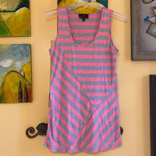 Fenn Wright Manson Pink Gray Sleeveless Top S