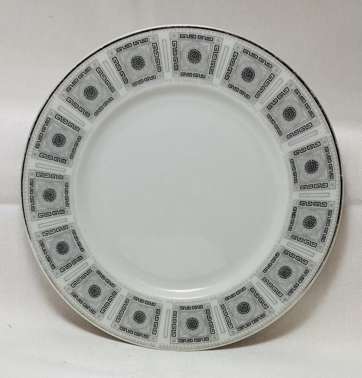 Vintage & Rare Norleans "APOLLO" Fine China Geometric Design Bread Butter Plate