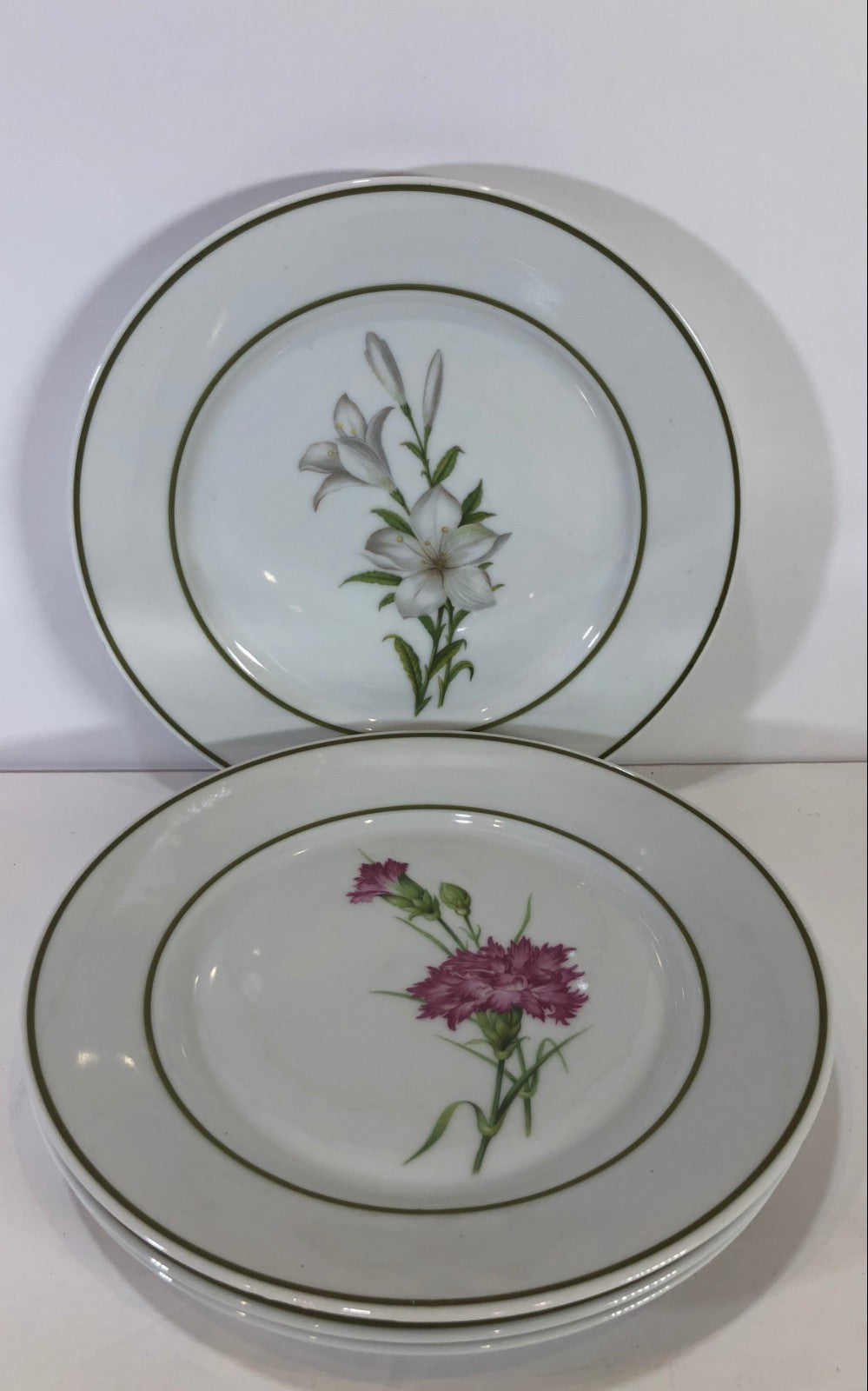 Vintage Bavaria JKW Porcelain Salad Plate Western Germany "Josef Kuba"
