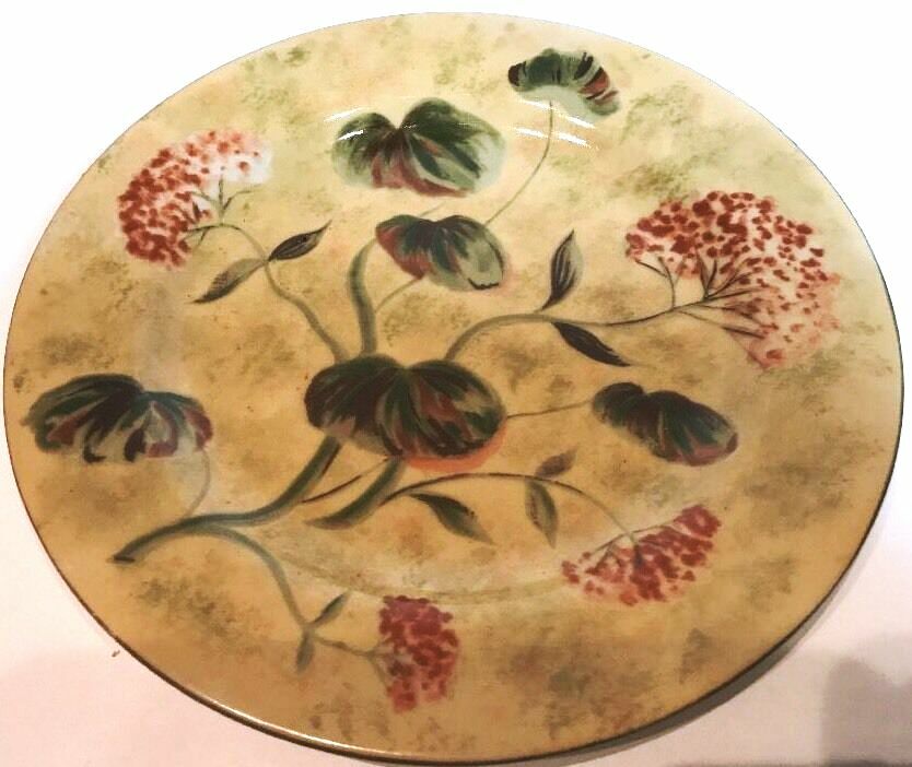 222 Fifth Asian Antique 2 Sets 5-Piece Dinnerware Floral Beige Stoneware 10 Pc
