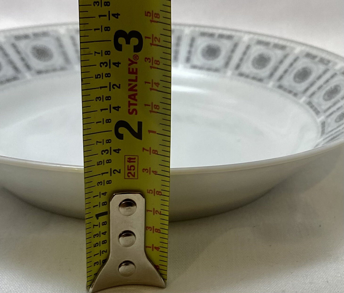 Vintage & Rare Norleans "APOLLO" Fine China Geometric Design Rim Soup