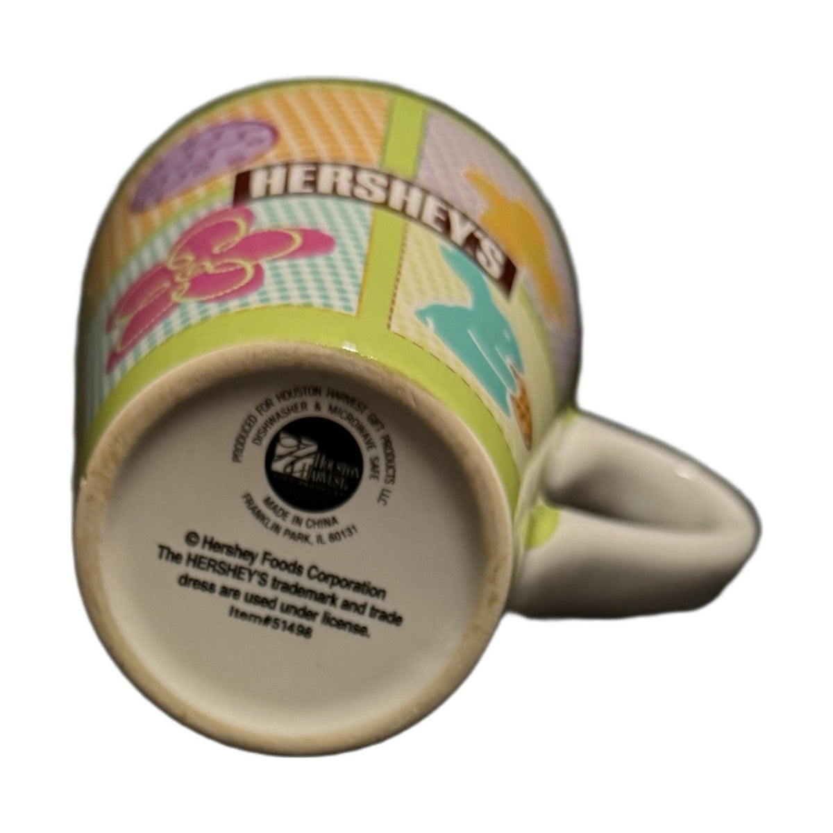 Hershey’s Easter Spring Coffee Mug Flowers Eggs Candy Theme Colorful 10 oz