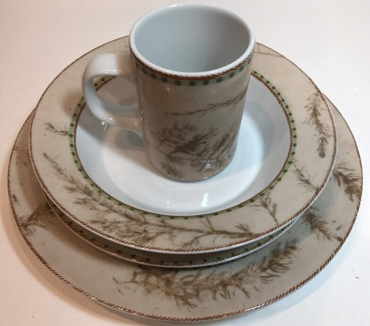 Dansk FERN 4 Piece Place Setting For 1 International Designs Portugal NR/CC