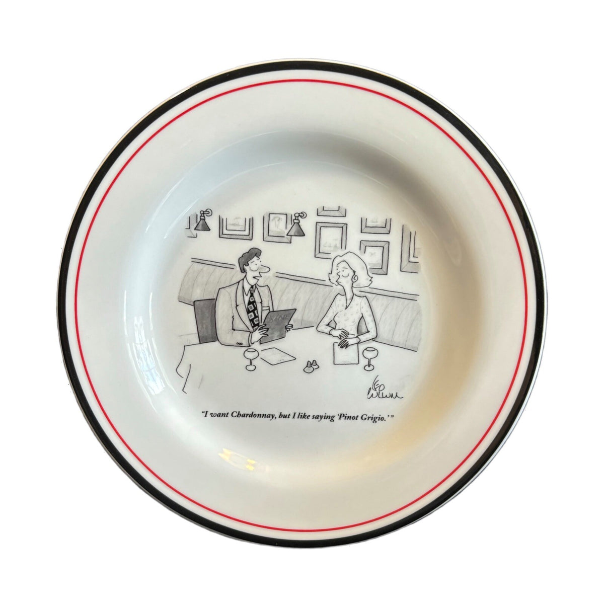 RESTORATION HARDWARE 6-Salad Plates NEW YORKER Ceramic Dessert Appetizer 8" D