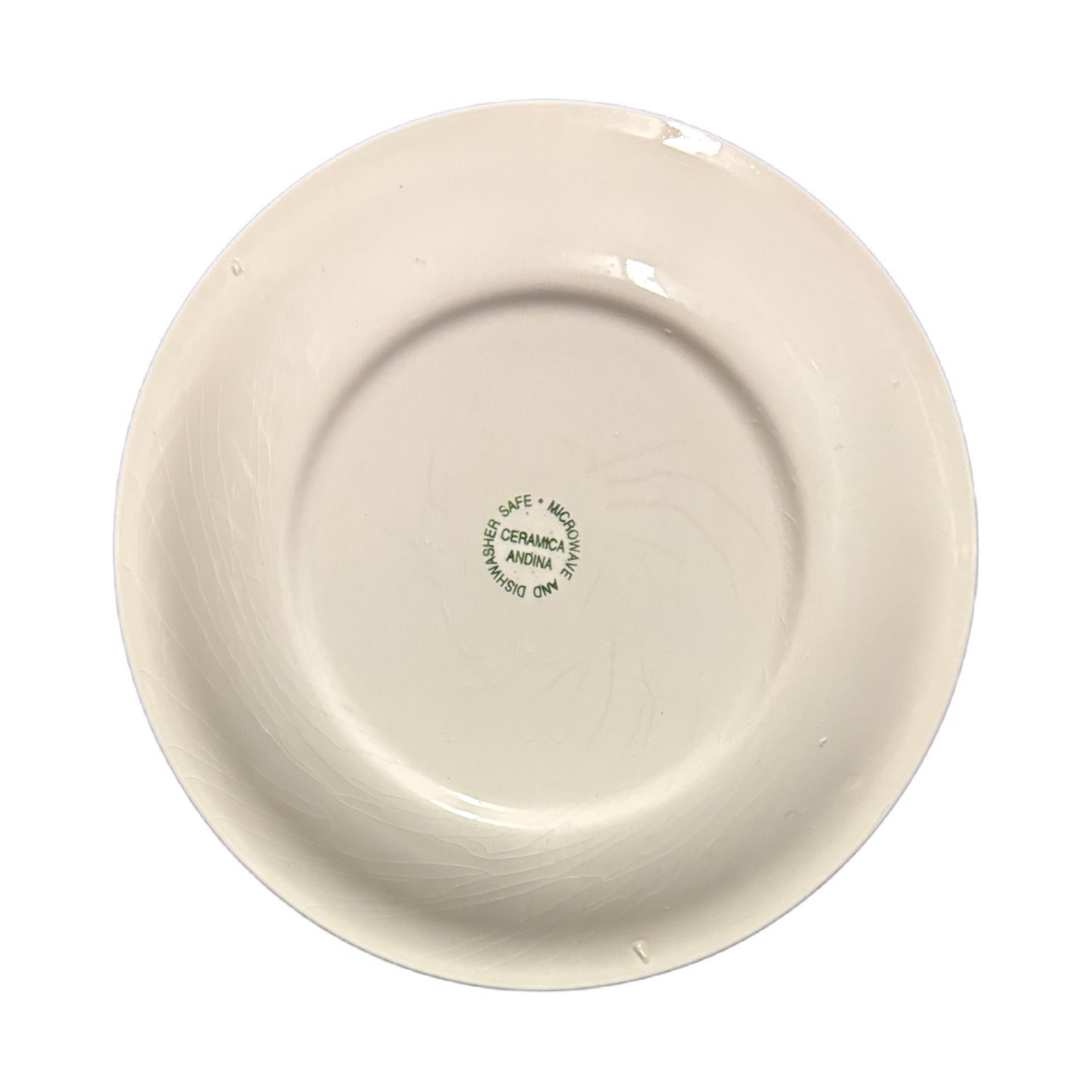 Set of 3 Andina Ecuador Blue Scenic Salad Plates 7 3/8” Ceramic Dessert Dish