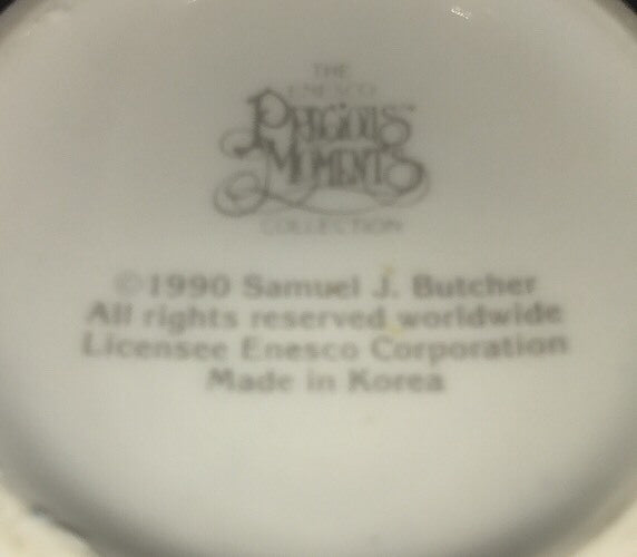 Precious Moments Amanda Mug 1990 Enesco Porcelain Coffee Cup Personalized Name