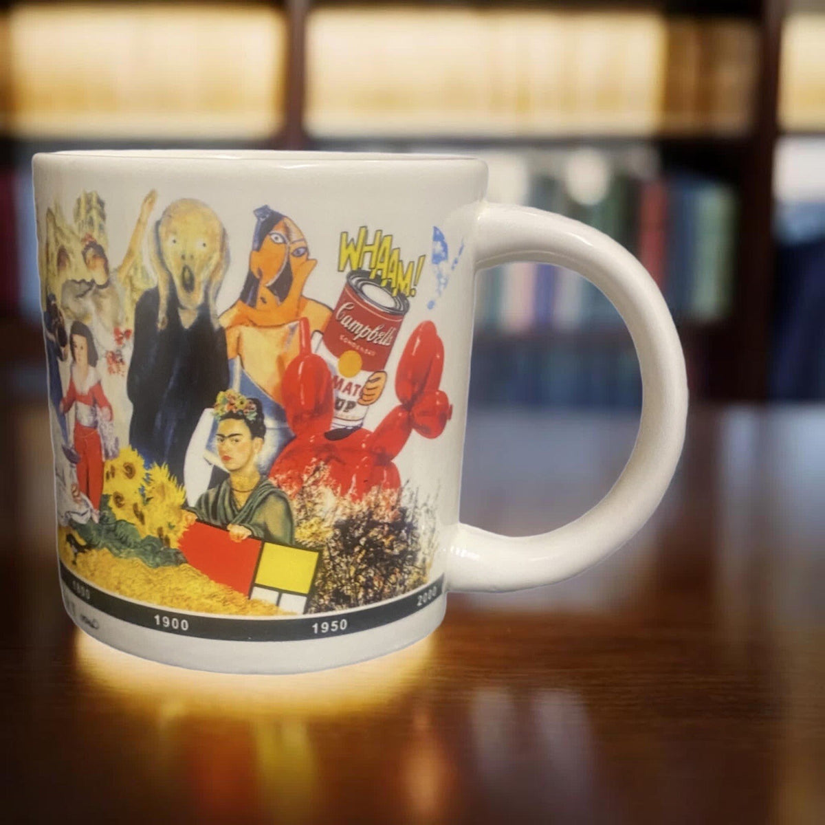 Unemployed Philosophers Mug BRIEF HISTORY OF ART Coffee Tea Cup 16oz Guild 2014