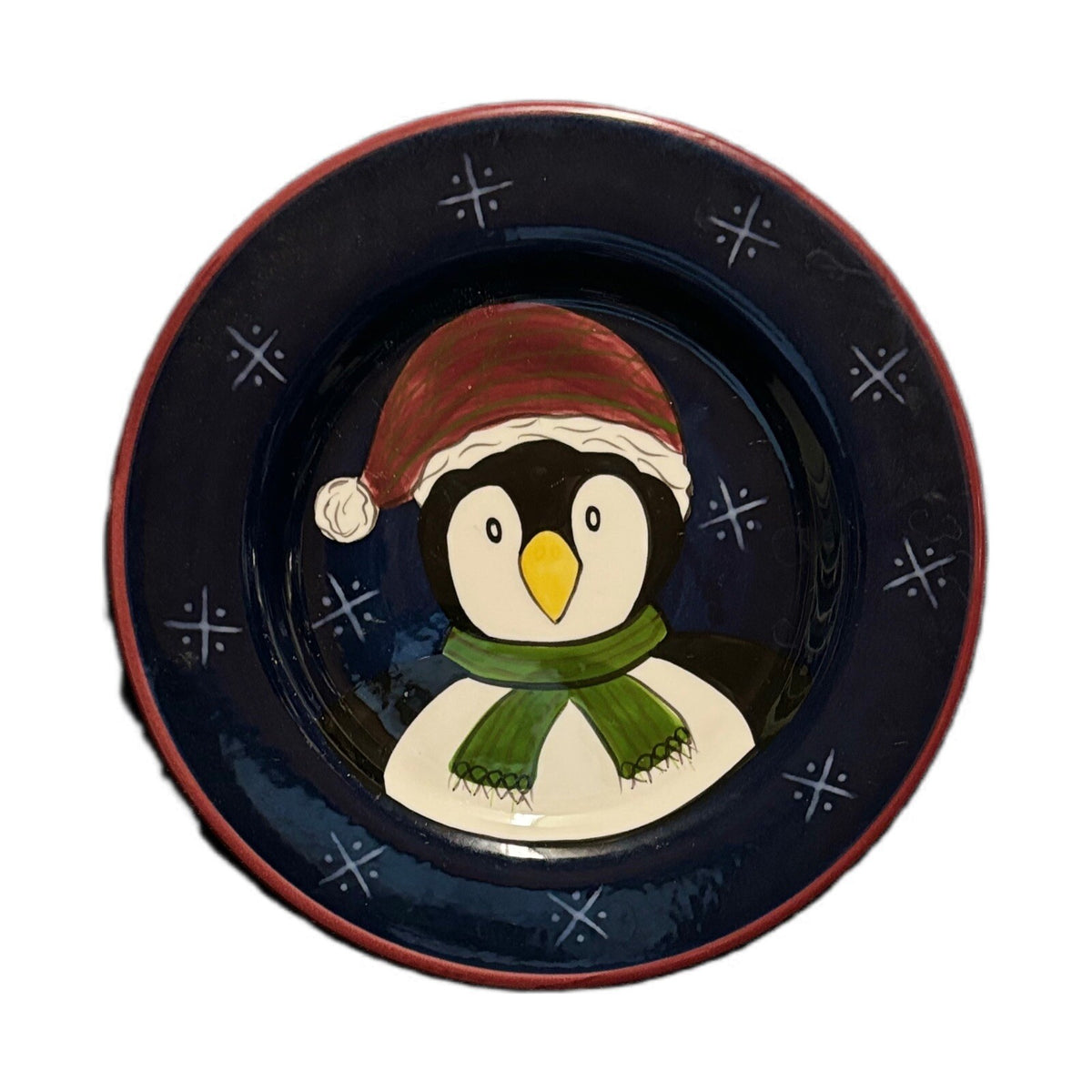LAURIE GATES 4-Salad Plates The Cellar Christmas Twilight Collection Dessert