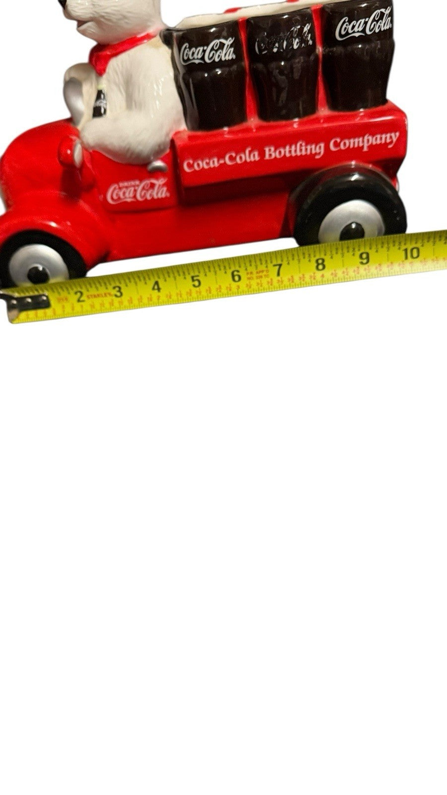 Coca-Cola 1999 Limited Edition Polar Bear Delivery Truck Cookie Jar