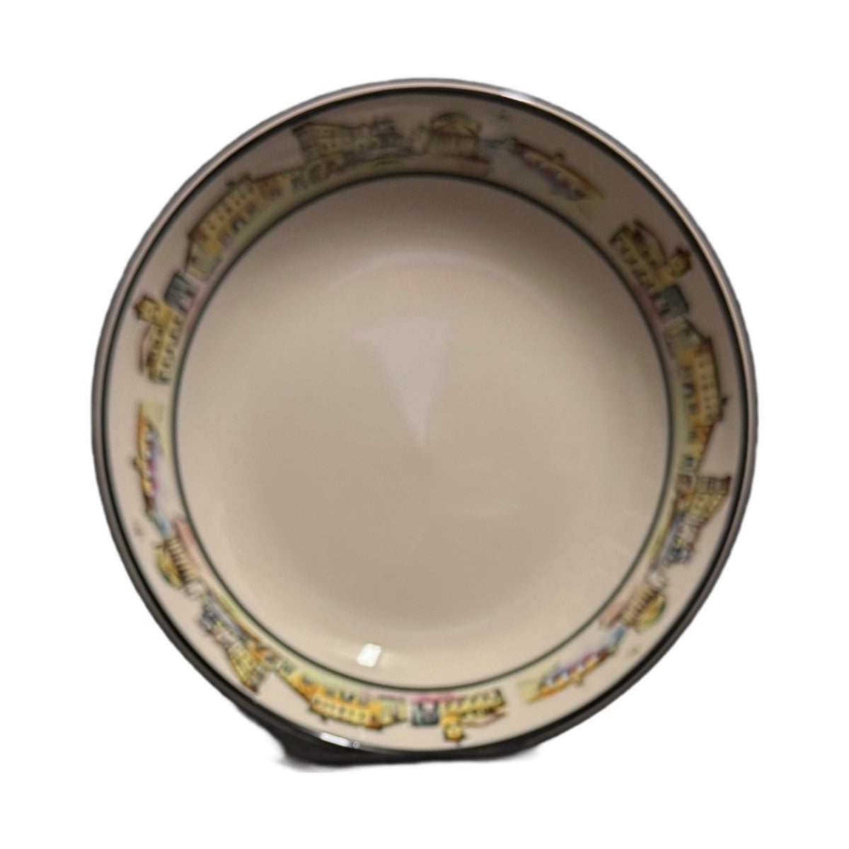 Set of 4 Majesticware ITALIA by Apple Bowls 7 3/4” Cityscape Stoneware