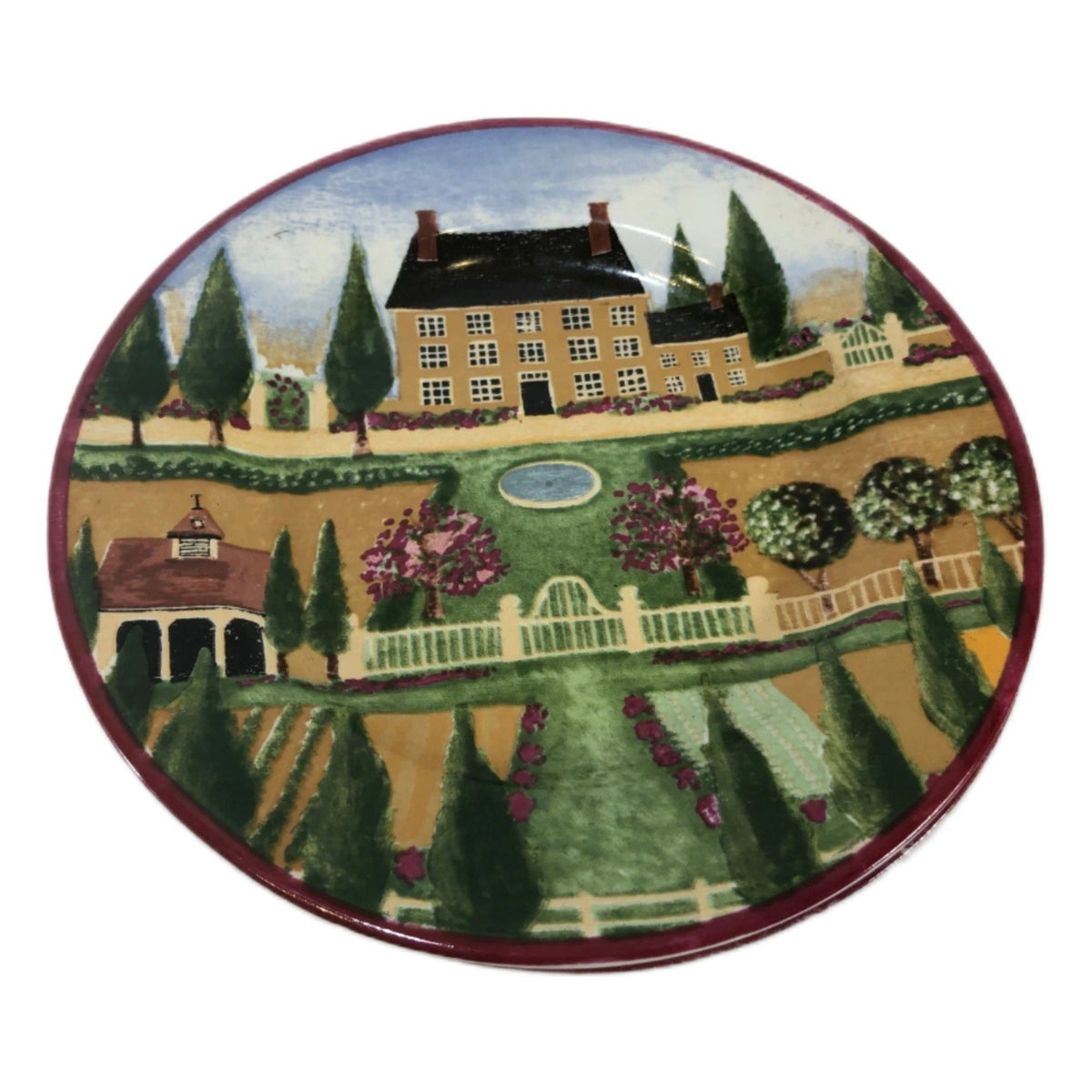 Block COUNTRY VILLAGE  Set of 4 Salad/ Dessert Plates by Gear 1995