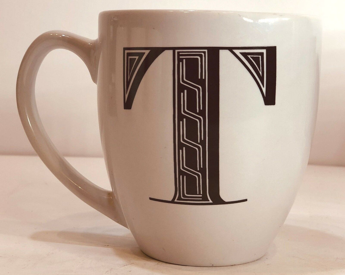 Zrike Brands R2 Monogram Mug/Cup Personalized Name Letter Initial Collection
