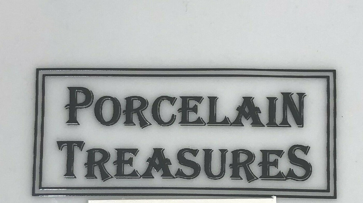 Set of 4 Dessert Plates By Porcelain Treasures Collection
