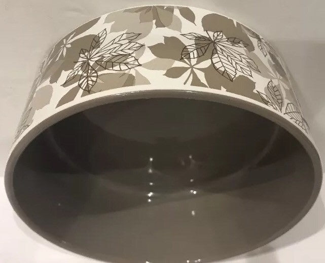 Signature Housewares JUNGLE Casserole Room Creative Brown Interior Dish 7 5/8" D