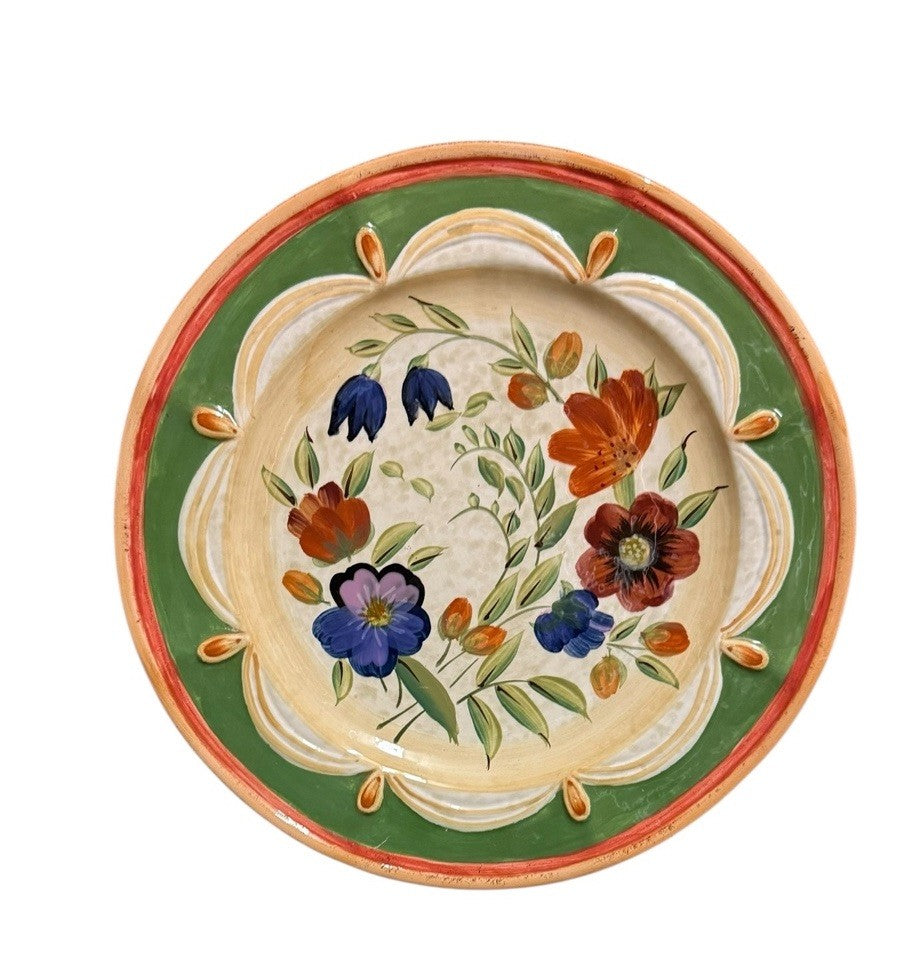 Certified International Pamela Gladding Wildflowers 11.5" Plates Set 2