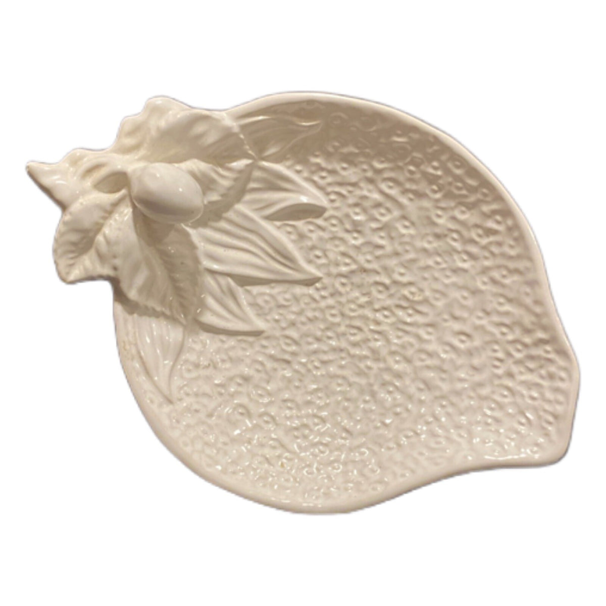 BORDALLO PINHEIRO Portugal Dish White Strawberry Shaped Olive Candy Chocolate