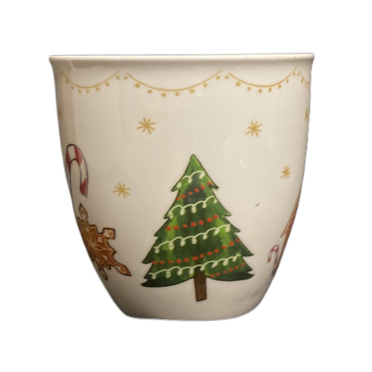 MILLY GREEN British Design Mug Christmas Coffee Tea White Porcelain Cup
