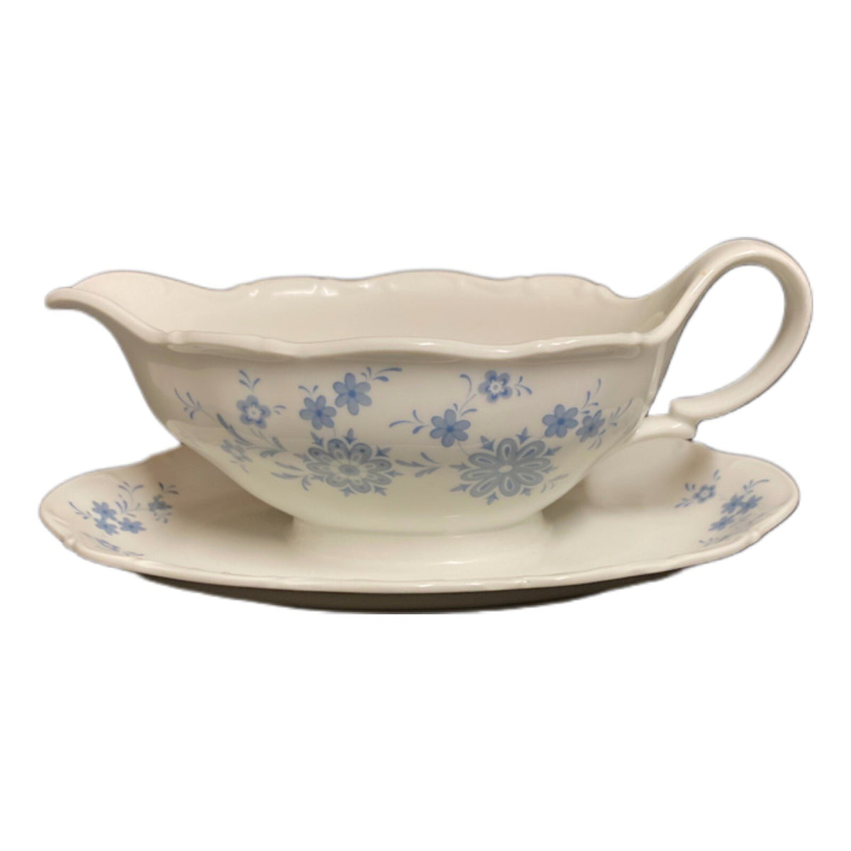 Seltmann CHRISTINA Weiden Gravy Boat Underplate Bavaria W. Germany Porcelain