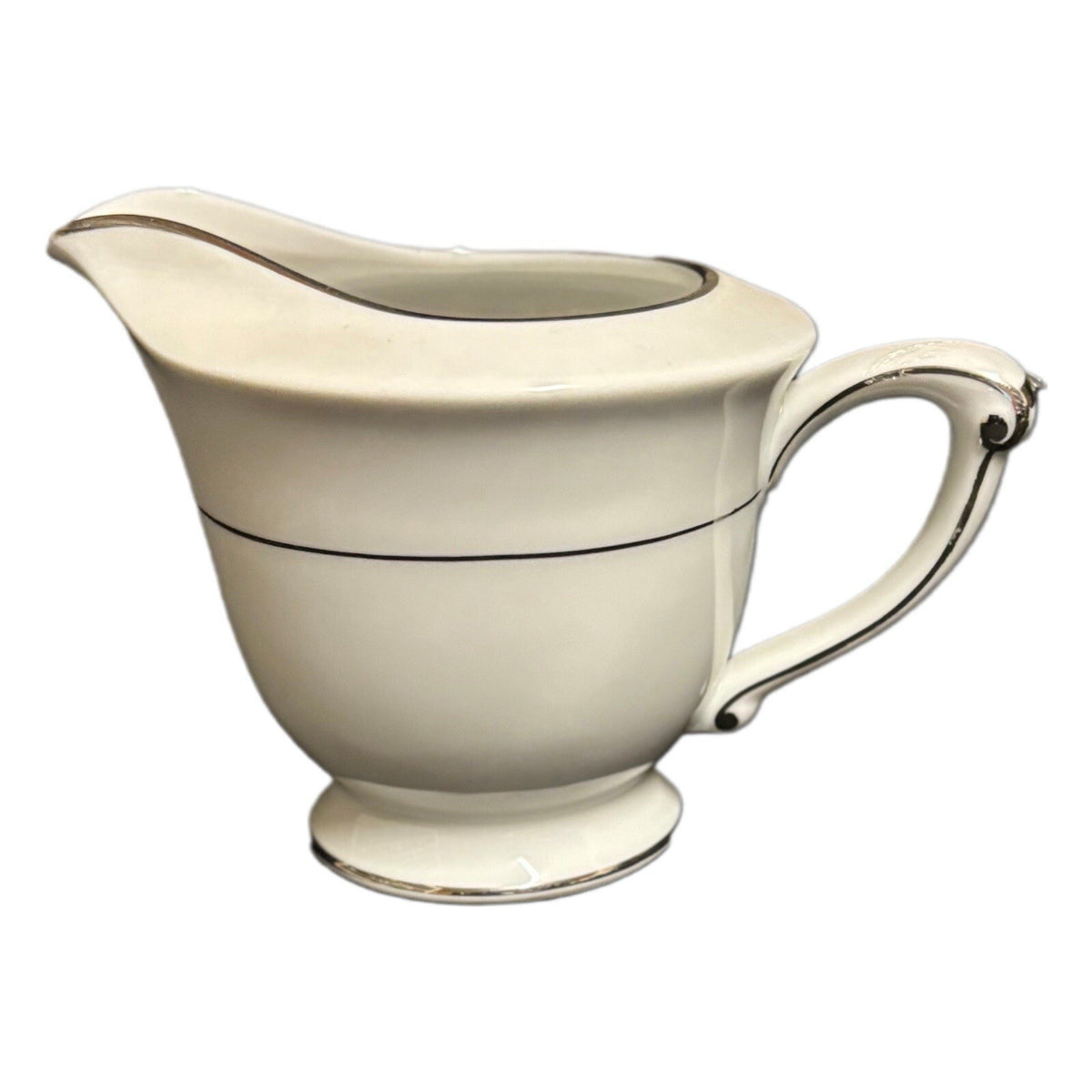 Sango WEDDING BAND Platinum Creamer Milk Japan Porcelain