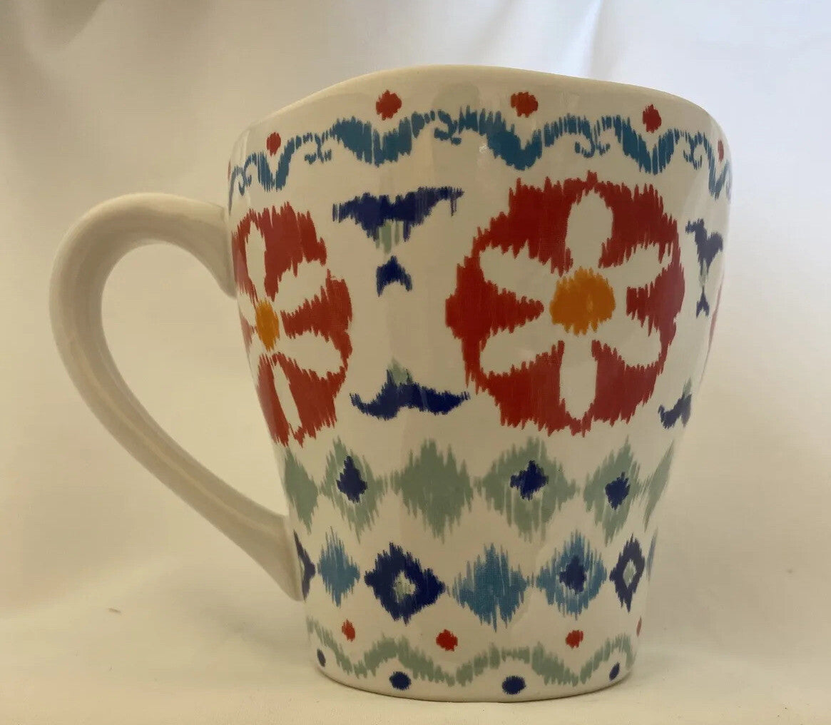 222 Fifth Mug HANNA PTS Int'l Fine China Porcelain Coffee White Tea Cup 12 oz