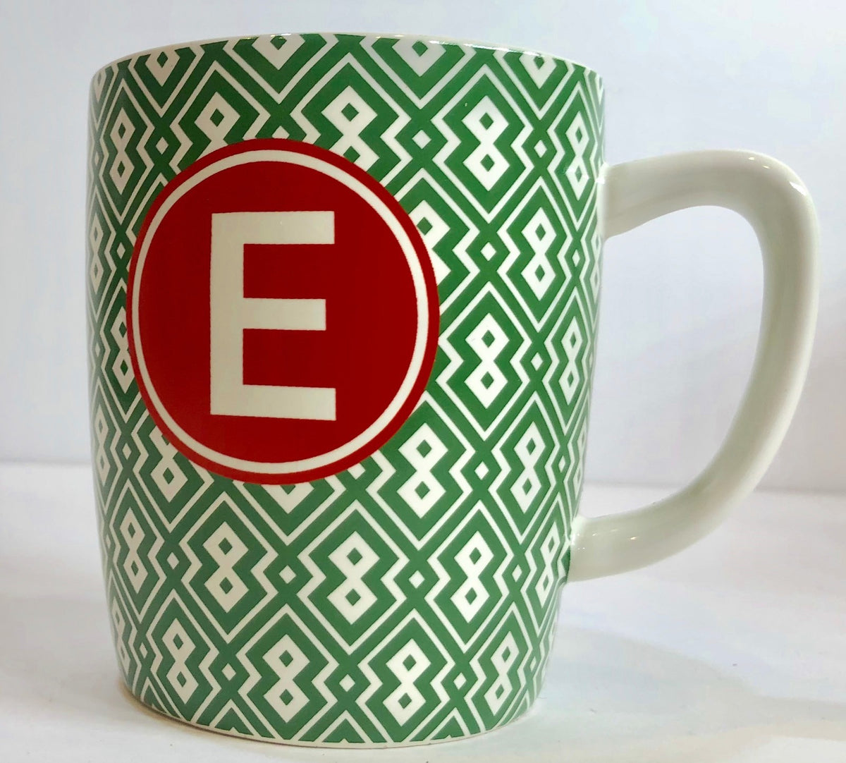 Target Stoneware Monogram Ceramic Coffee Cup Mug Personalized Letter Initial