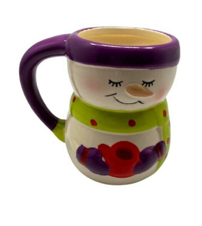 BAY ISLAND Snowman Ceramic Coffee Mug / Cup