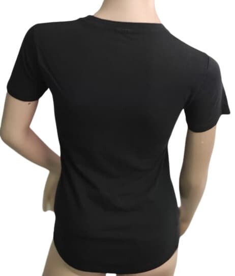 T-Shirt The Rolling Stones Crew Neck Black Tee Top S/M